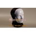 (DM506)PVC white human face mask fetish wear